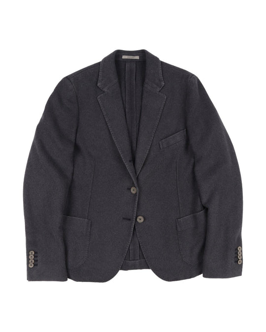 BOGLIOLI Blazer Gray Pure Cashmere Women's Jacket Size 44 IT