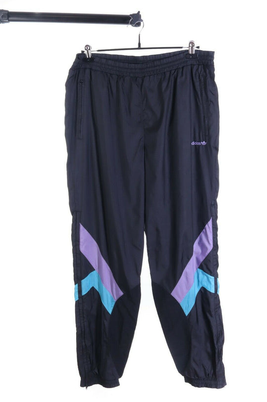 Men's ADIDAS Vintage Black Activewear Track Pants Size D 7 F 186