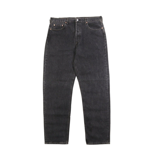 Men'S Vintage LEVI`S France 518 Charcoal Grey Loose Fit Jeans Size W 38 L 34
