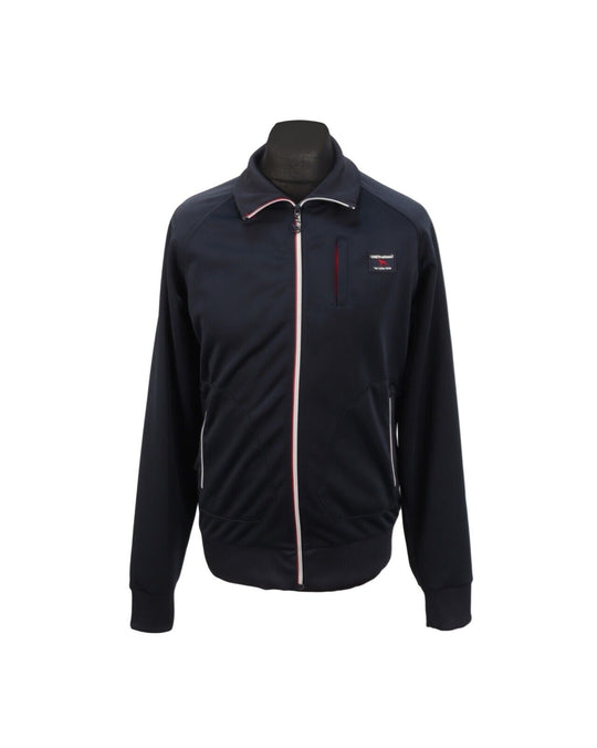 ONE TRUE SAXON  Full Zip Track Top Logo Navy Blue Men's Jumper Size M