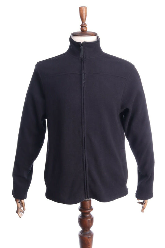 F&F Black Fleece Full Zip Jumper Size M