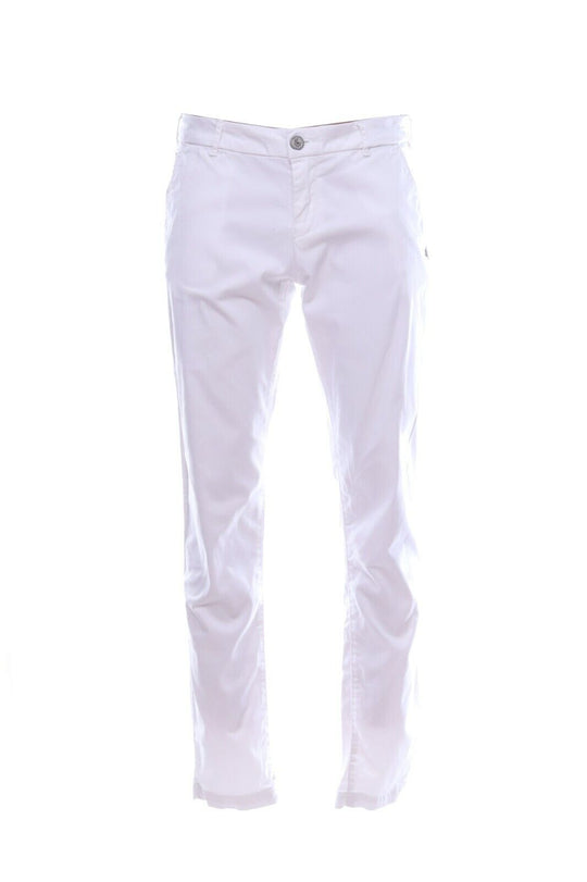 MAISON SCOTCH White Cotton Chino Pants Trousers Size W 28 L 32