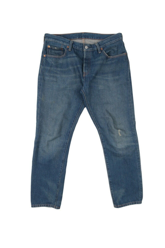 Men'S LEVI`S 501 CT Blue Denim Pants Jeans Size W 30