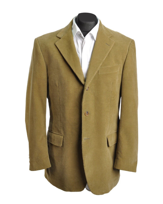 PAUL & SHARK Jacket Green Corduroy Cotton  Mens Blazer Size 50 IT