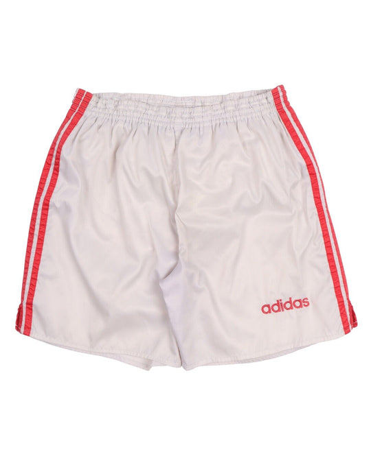 Men's ADIDAS Vintage 90's White Track Sport Shorts Size US L