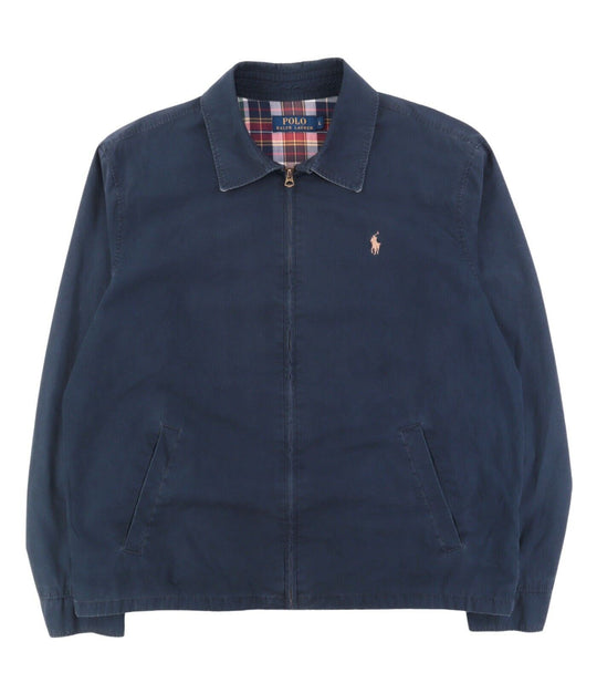 Men's POLO RALPH LAUREN Navy Cotton Jacket Size L