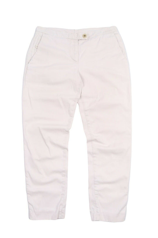 Women's BRUNELLO CUCINELLI Light Grey Chino Pants Size IT 40 US 4