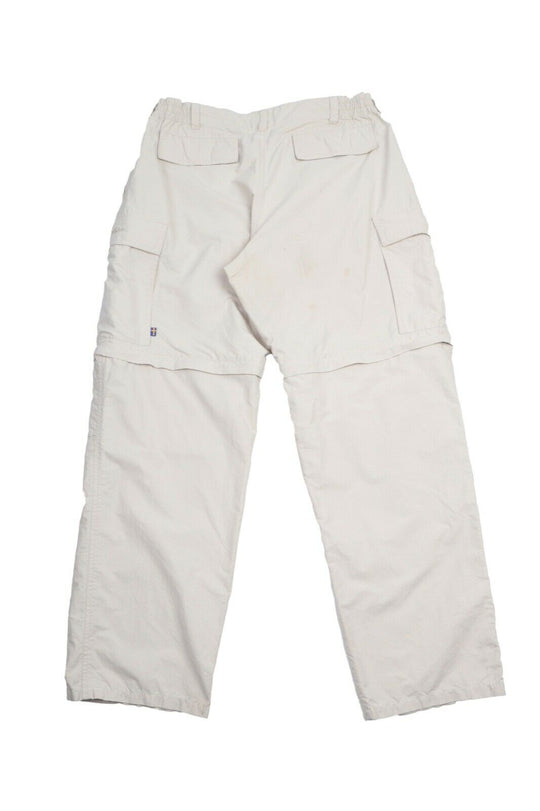 Women's FJALLRAVEN Zip Off MT Convertible Transformer Cargo Pants Size 42