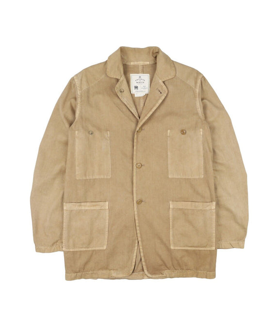 PRIVATE WHITE V.C. Work Jacket Sand Beige Cotton Mens Coat Size 4 / L