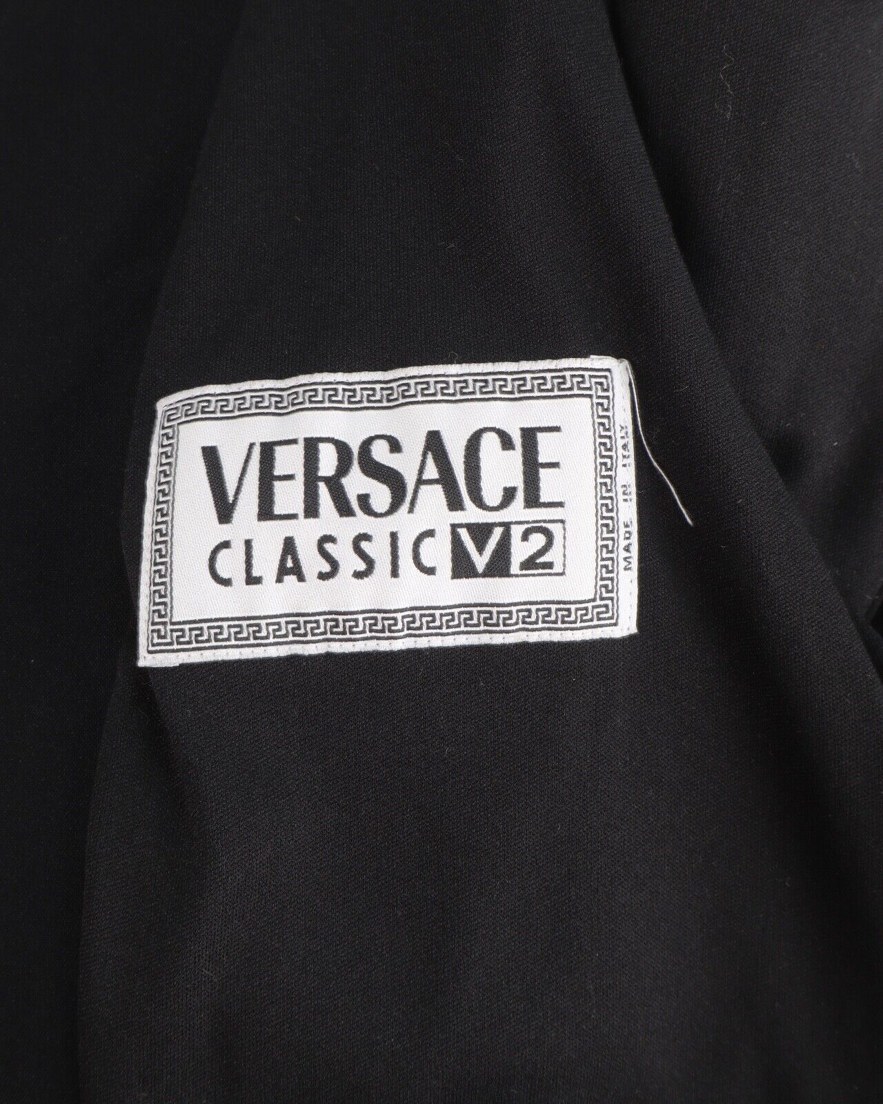 Vintage VERSACE Classic V2 Short Jacket Black Women's Size 46 IT