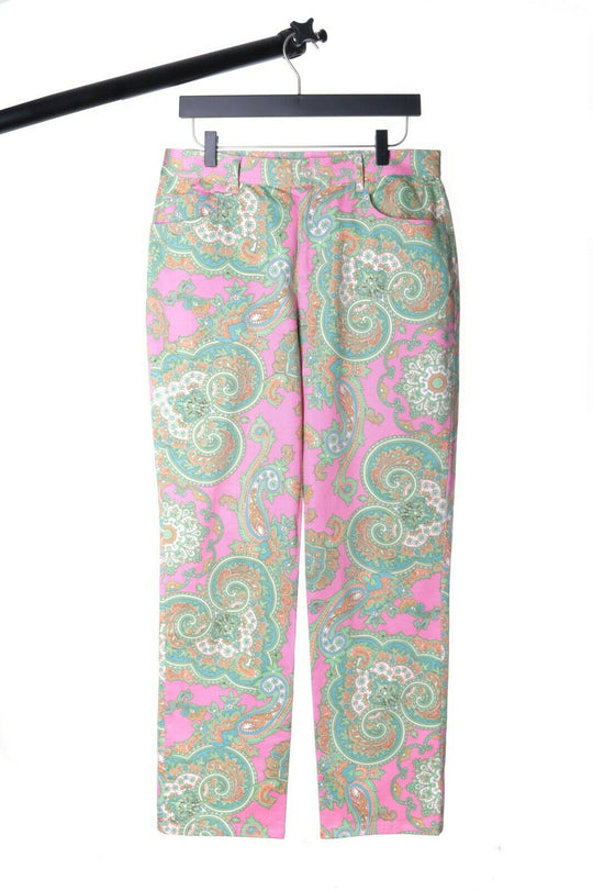 Women's RALPH LAUREN Multicolor Cotton Stretch Chino Pants Trousers Size 8
