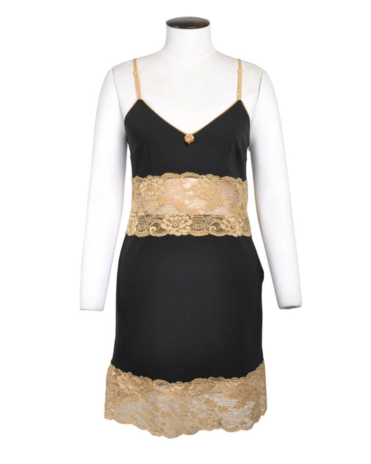 DOLCE & GABBANA Sleeveless Tank Laced Dress Women's Size 42