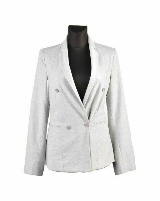 Women's MAISON MARTIN MARGIELA PARIS Grey Wool Jacket Size 42