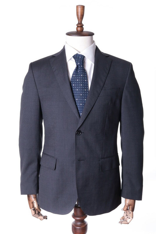 Men's BALDESSARINI Grey 100% Wool Suit Jacket Size 48