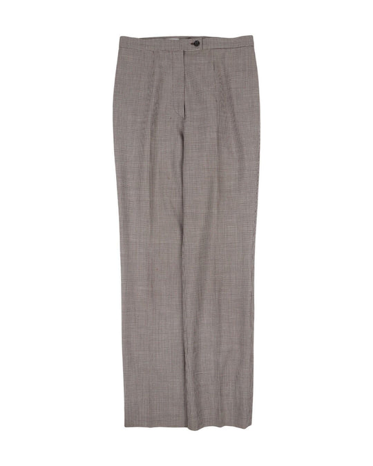 Vintage JIL SANDER Trousers Houndstooth Wool Womens Pants Size 40