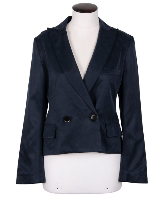Y-3 Adidas x Yohji  Yamamoto Sport Coat Navy Blue Womens Blazer Size M