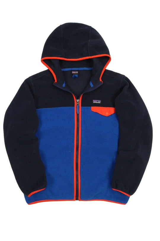 Women's PATAGONIA Sychilla Blue Full Zip Polartec Fleece Hoodie Jumper Size ~ s