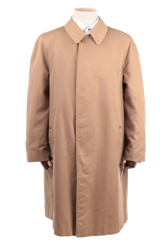 Men's Vintage BURBERRYS Beige Long Trench Coat Size UK 40 IT 50
