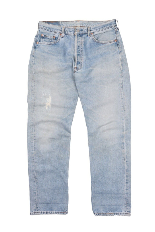 Men's Vintage LEVI'S 501 Made In USA Blue Denim Pants Jeans Size W 34 L 32