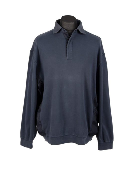 PAUL&SHARK Yachting Sweater Navy Blue Men's Collared Jumper Size L