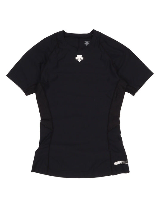 Men's DESCENTE  Black Logo Sport T-Shirt Tee Size S