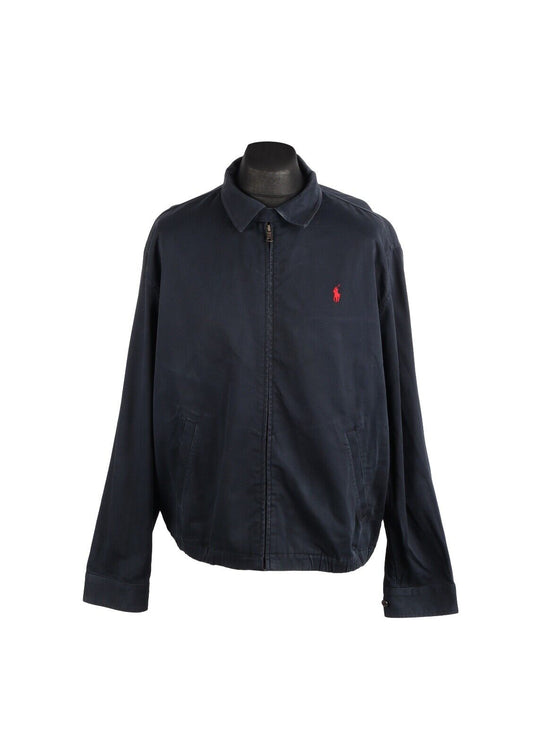 Vintage POLO RALPH LAUREN Jacket Navy Unlined Men's Blouson Harington Size L