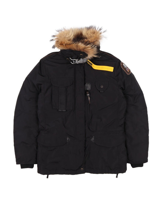 PARAJUMPERS Gobi Parka Black Womens Down Jacket Size XL
