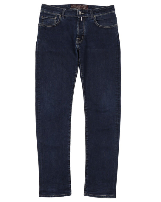 JACOB COHEN 5 Pocket Jeans Blue Cotton Mens Trousers Size 33