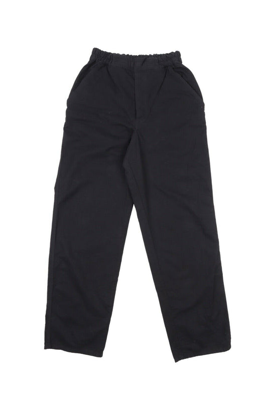 Men's Vintage MOSCHINO Black Cotton Straight Pants Size 46 IT 30 US