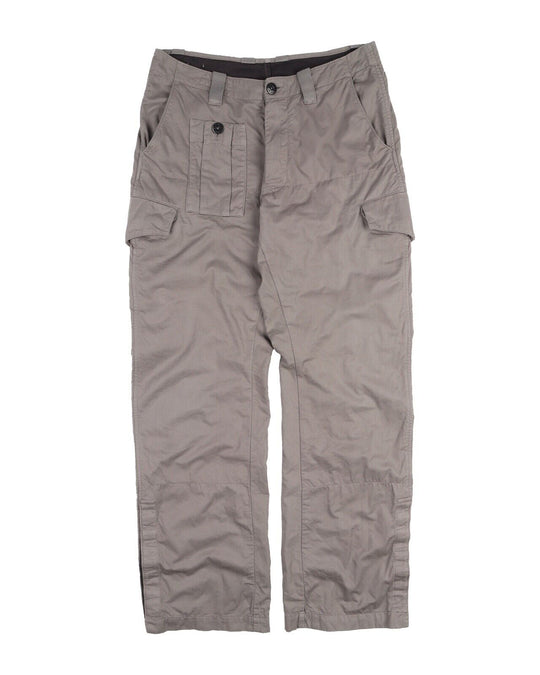 Vintage STONE ISLAND Cargo Pants Grey Dyed Cotton Men's Trousers Size 48