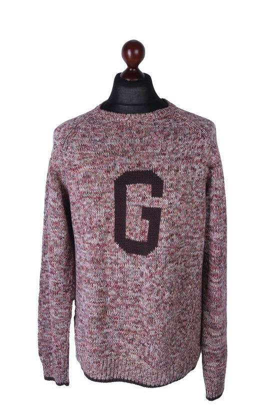 Men's GANT Multicolor 100% Cotton Crew Neck Jumper Size L