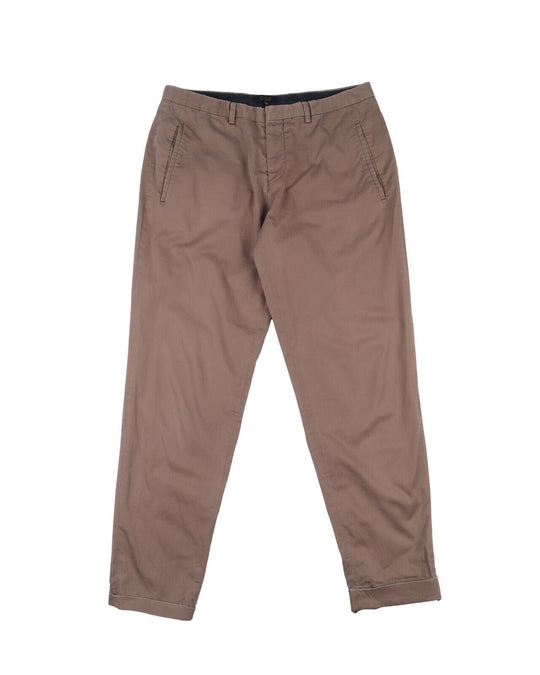 COS Pants Brown Stretch Straight Leg Mens Size 50