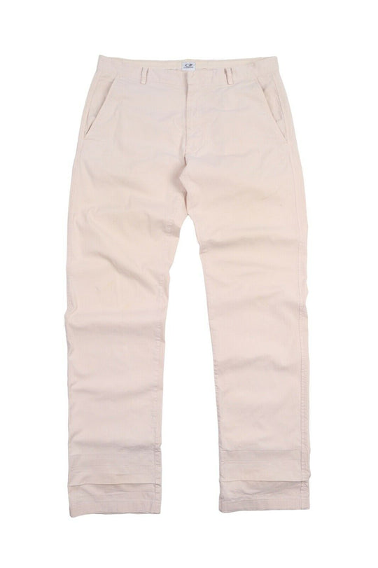 Men's Vintage CP COMPANY Beige Cotton Chino Pants Casual Trousers Size 50 / 34