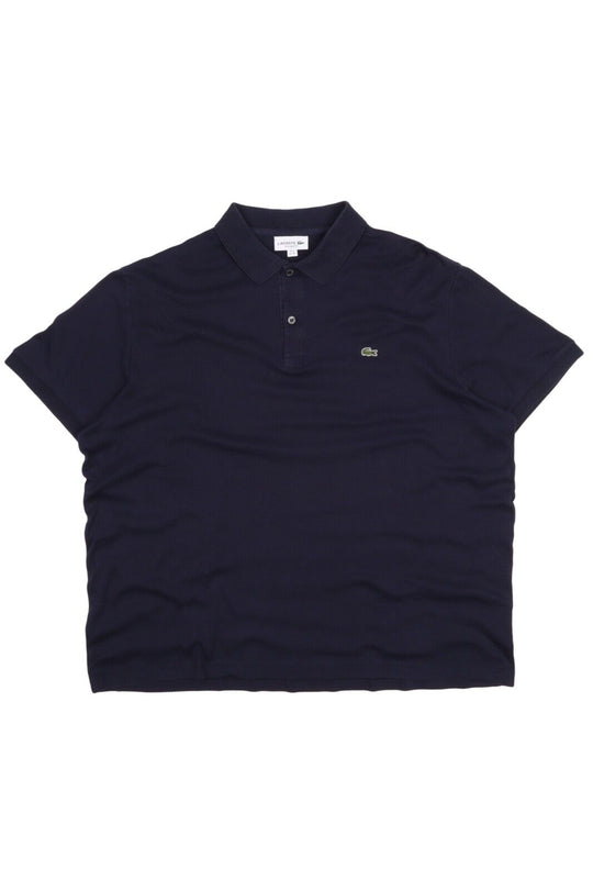 Men's LACOSTE Dark Navy  Blue Pique Polo Shirt Size 8 / 3XL