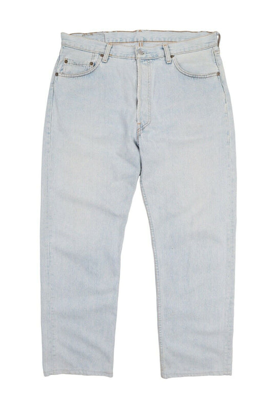 Men'S Vintage LEVI'S 501 USA Light Blue Straight Denim Jeans Size W 36 L 34