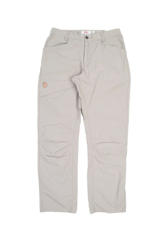 Women's FJALLRAVEN Light Grey Daloa MT Trousers Cargo Pants Size 38 / 29
