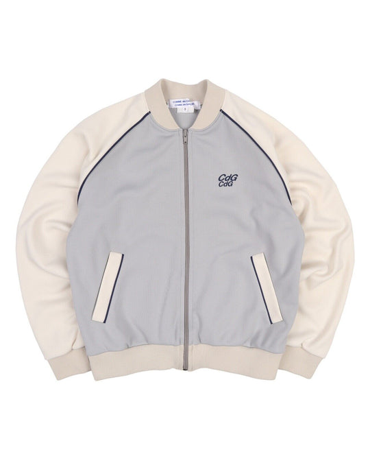 COMME DES GARCONS Bomber Gray Men's Track Top Jacket Size S