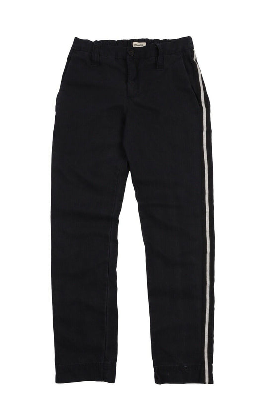 Women's ZADIG VOLTAIRE Dark Blue Taped Chino Pants Size IT 38