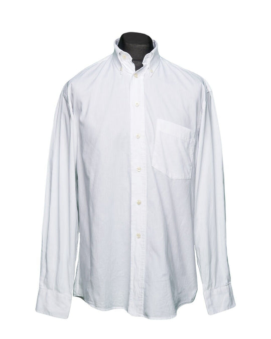 YSL Yves Saint Laurent Pour Homme Shirt White Cotton Mens Size 39 / 15.5