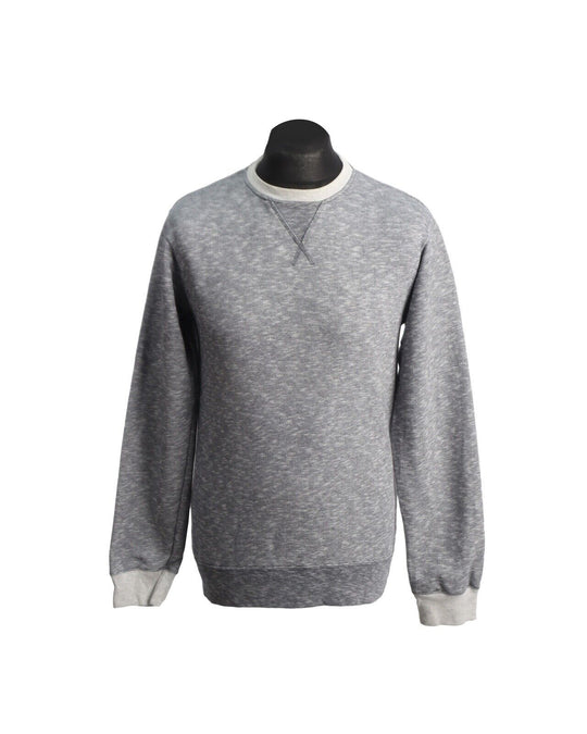 EDWIN Sweatshirt Gray Cotton Men's Jumper Size S
