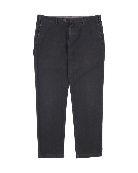 BOGGI Milano Chino Pants Gray Cotton Men's Straight Leg Trousers Size 52