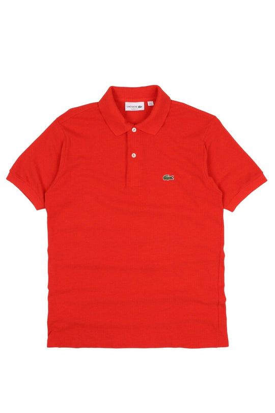 Men's LACOSTE Orange Pique Polo Shirt Size 2 / XS