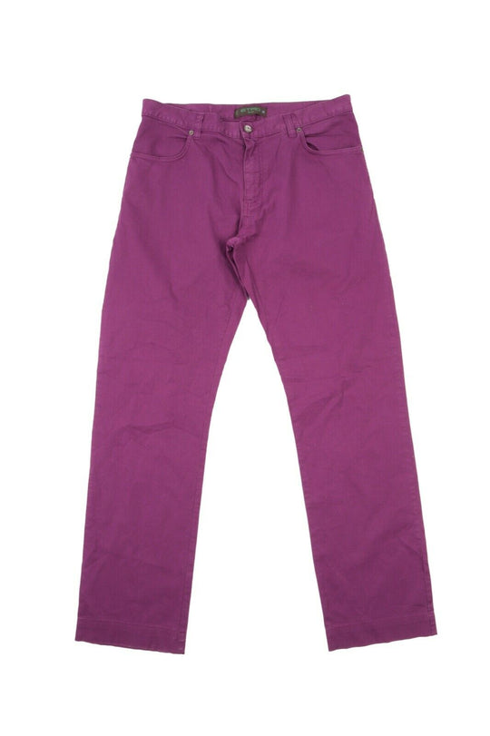 Men's ETRO Milano Purple Denim Jeans Pants Size 36 IT / 32