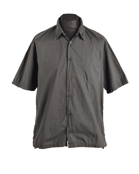 Men's Vintage STONE ISLAND Gray Short Sleeve Shirt Size XXXL
